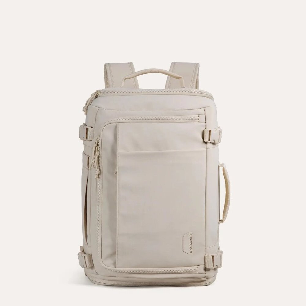 Travel Backpack Bag in Cream - Versatile Women’s Carry